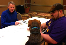 Timothy with Ginger and 2013 Convention Speaker Timothy Egan