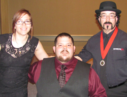 Robert "Chaos" Durborow with fellow student leaders
