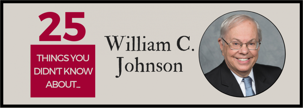 Meet William C. Johnson